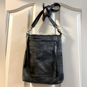Genuine Cowhide Shimmer Leather Bag